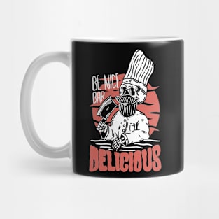 cool skull chef Mug